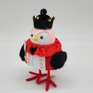 Kingsley 2024 Queen Of Hearts Bird Figurine With Crown & Sword Target